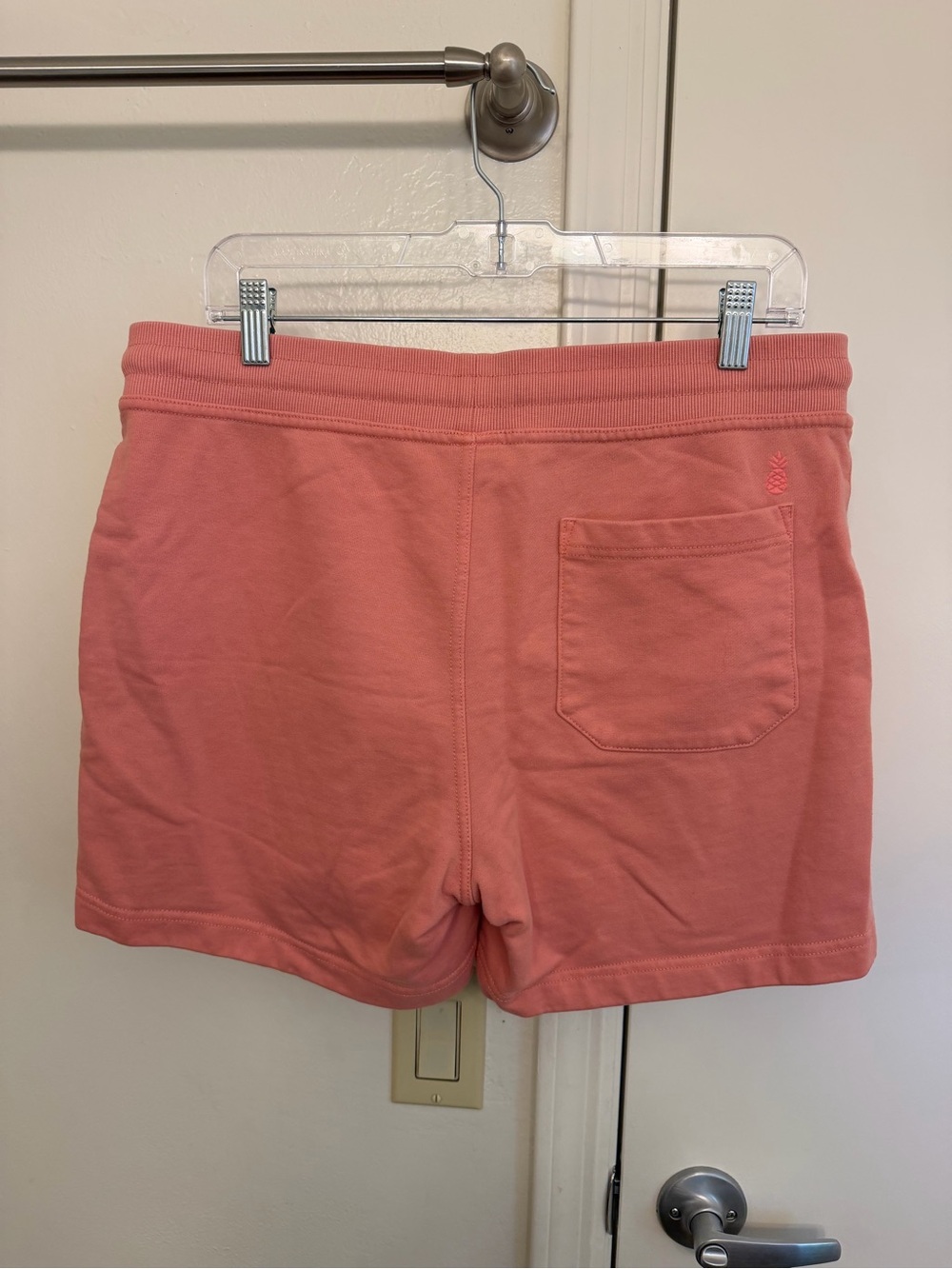 chubbies Coral Drawstring Shorts Terry Cloth Size Large 5.5” - Picture 4 of 5